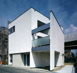 シンプルモダンな家 外観